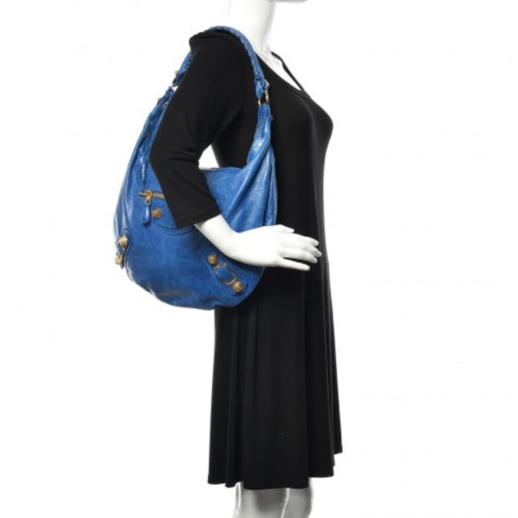 Balenciaga Chevre Giant 21 Hobo in French Blue - Picture 2 of 9